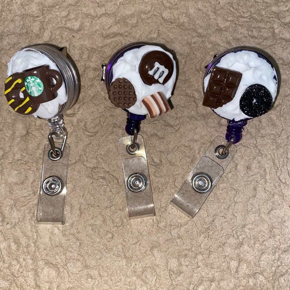 Fun tasty snack themed badge holders - Picture 1 of 3